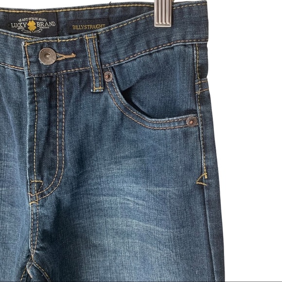 LUCKY BRAND Billy Straight Jeans Midrise Blue Denim Size 16 Style YD0038 - Picture 8 of 16